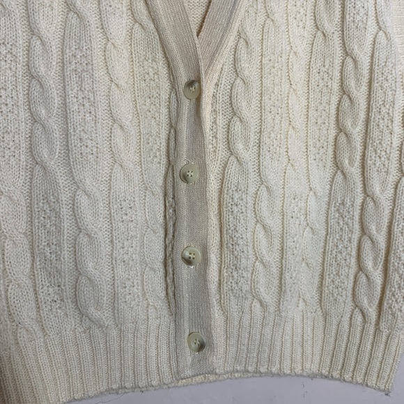 Pendleton Vest Size Medium Yellow Knit Golf Classic 100% Virgin Wool Made In USA - Picture 4 of 6